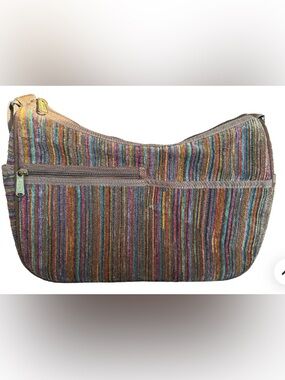 Danny K. Hampton bag. Multicolor Striped Shoulder Bag - Women's Everyday Bag